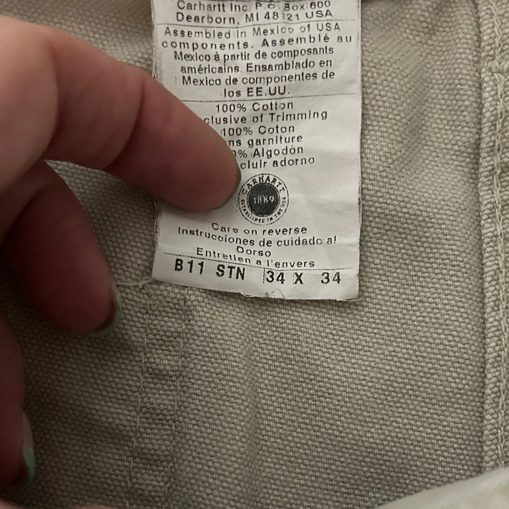 Carhartt Men's‎ Khaki Chinos size 34x34